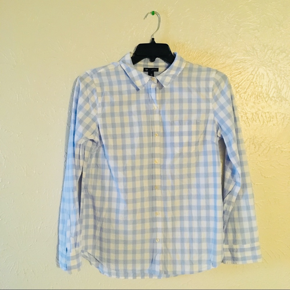gap grid shirt